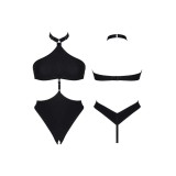 Schwarzer Body LXNita001 von Demoniq LadyX | Fesselliebe.de