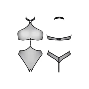 Schwarzer Body LXNieve001 von Demoniq LadyX