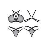 Schwarzes Set LXAina001 von Demoniq LadyX | Fesselliebe.de