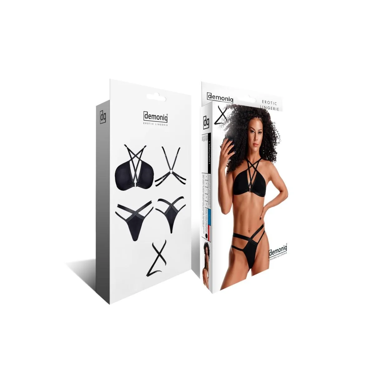 Schwarzes Set LXCasilda001 von Demoniq LadyX | Fesselliebe.de