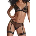 Schwarzes Set LXAdora001 von Demoniq LadyX