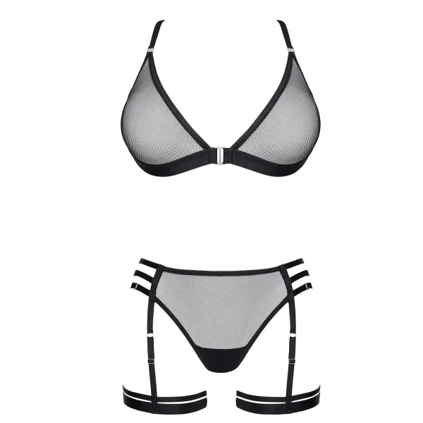 Schwarzes Set LXAdora001 von Demoniq LadyX | Fesselliebe.de