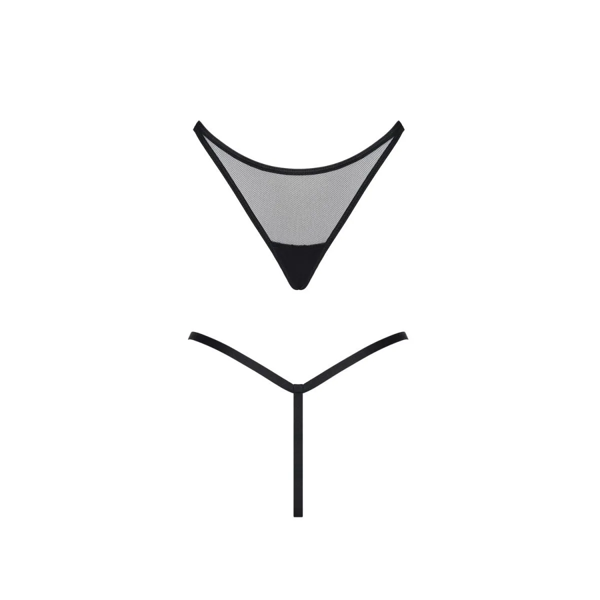 Schwarzer String Tanga LXChelo001 von Demoniq LadyX | Fesselliebe.de