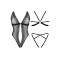 Schwarzer Body LXIsbel001 von Demoniq LadyX