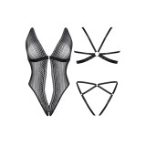 Schwarzer Body LXIsbel001 von Demoniq LadyX | Fesselliebe.de