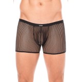 Schwarze Netz Boxer Short 2007-67 von Look Me | Fesselliebe.de