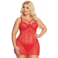 Rotes Chemise 1890 von Softline Plus Size Collection