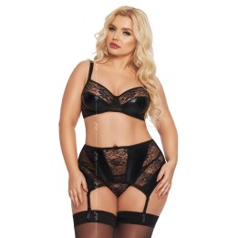 Schwarzes Set 1898 von Softline Plus Size | Fesselliebe.de