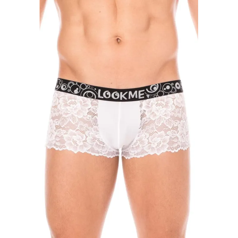 Herren Boxer Short 2006-67 weiß von Look Me | Fesselliebe.de