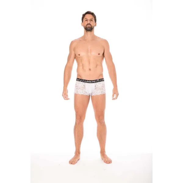 Herren Boxer Short 2006-67 weiß von Look Me | Fesselliebe.de
