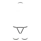 Schwarzer Body PA595760 von Passion Devil Collection | Fesselliebe.de