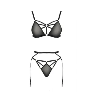 Schwarzes Set PA595882 von Passion Devil Collection | Fesselliebe.de