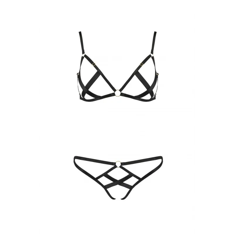 Schwarzes Set PA595885 von Passion Devil Collection | Fesselliebe.de