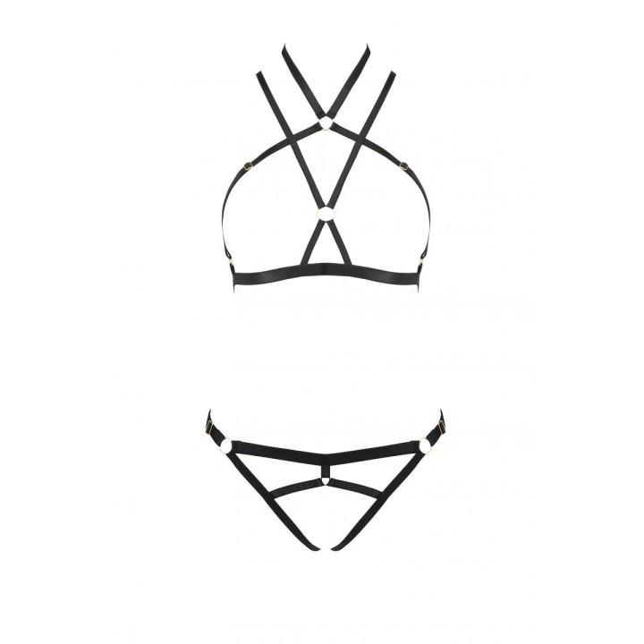 Schwarzes Set PA595876 von Passion Devil Collection | Fesselliebe.de