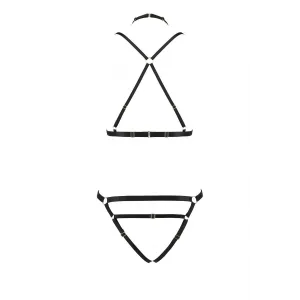 Schwarzes Set PA595876 von Passion Devil Collection