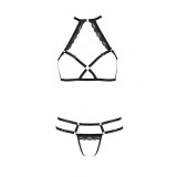 Schwarzes Set PA595879 von Passion Devil Collection | Fesselliebe.de