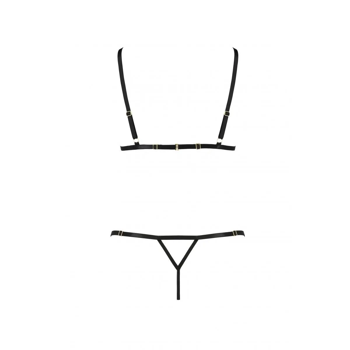 Schwarzes Set PA595891 von Passion Devil Collection | Fesselliebe.de