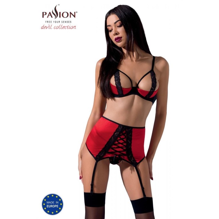Rotes Set PA595309 von Passion Devil Collection | Fesselliebe.de
