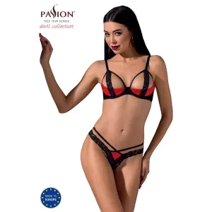 Roter Bikin PA595312 von Passion Devil Collection