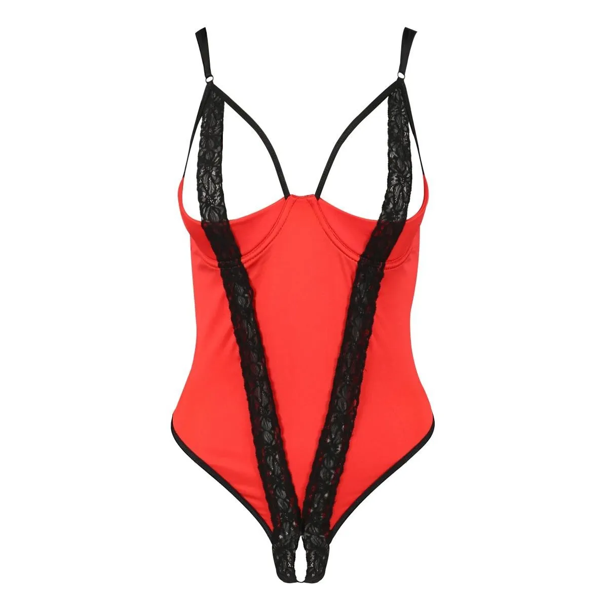 Roter Stringbody PA595315 von Passion Devil Collection | Fesselliebe.de