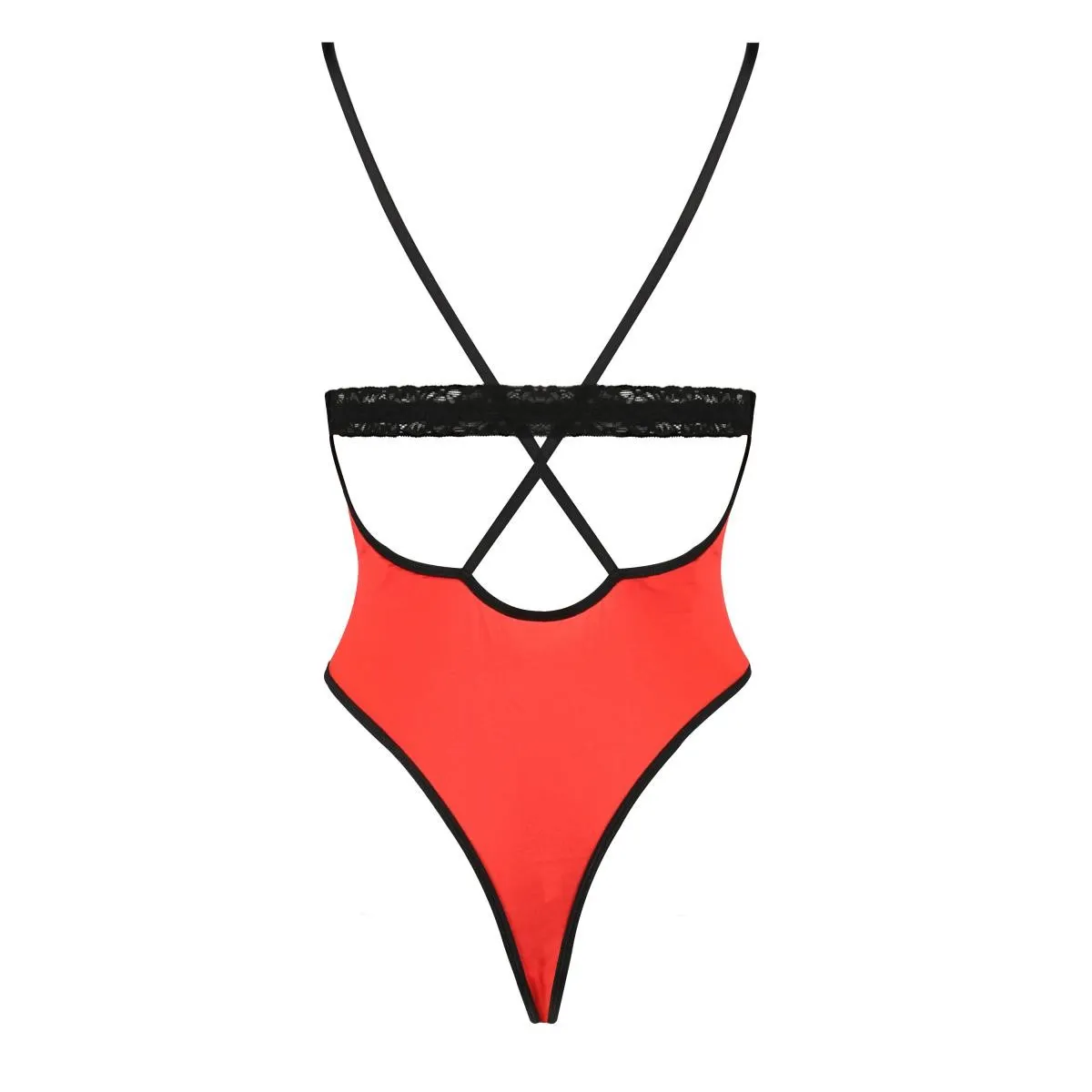 Roter Stringbody PA595315 von Passion Devil Collection | Fesselliebe.de