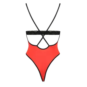 Roter Stringbody PA595315 von Passion Devil Collection