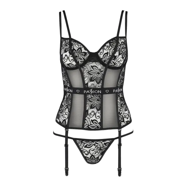 Schwarzes Strapshemd PA595648 von Passion Devil Collection | Fesselliebe.de