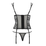 Schwarzes Strapshemd PA595648 von Passion Devil Collection | Fesselliebe.de