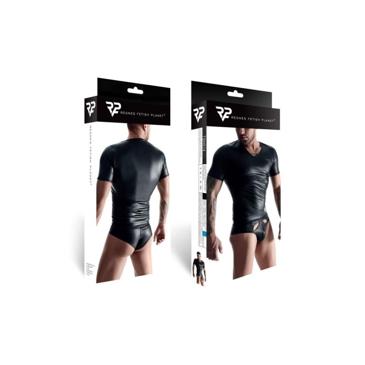 T-Shirt TSH014 schwarz von Regnes Fetish Planet | Fesselliebe.de