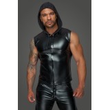 Kapuzenshirt mit Zwei-Wege Zipper H062 von Noir Handmade MissBehaved Collection | Fesselliebe.de