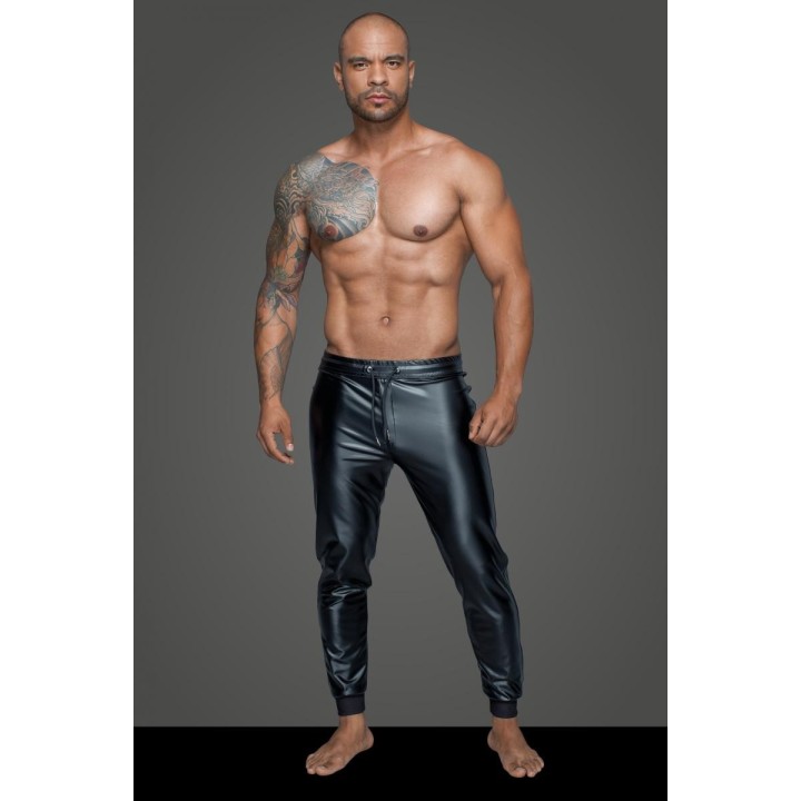 Treggings aus Powerwetlook H063 von Noir Handmade MissBehaved Collection | Fesselliebe.de