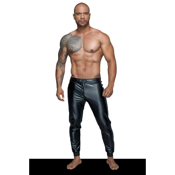 Treggings aus Powerwetlook H063 von Noir Handmade MissBehaved Collection | Fesselliebe.de