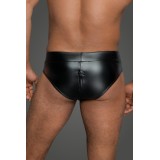 Shorts mit durchgehendem Reißverschluss H065 von Noir Handmade MissBehaved Collection | Fesselliebe.de