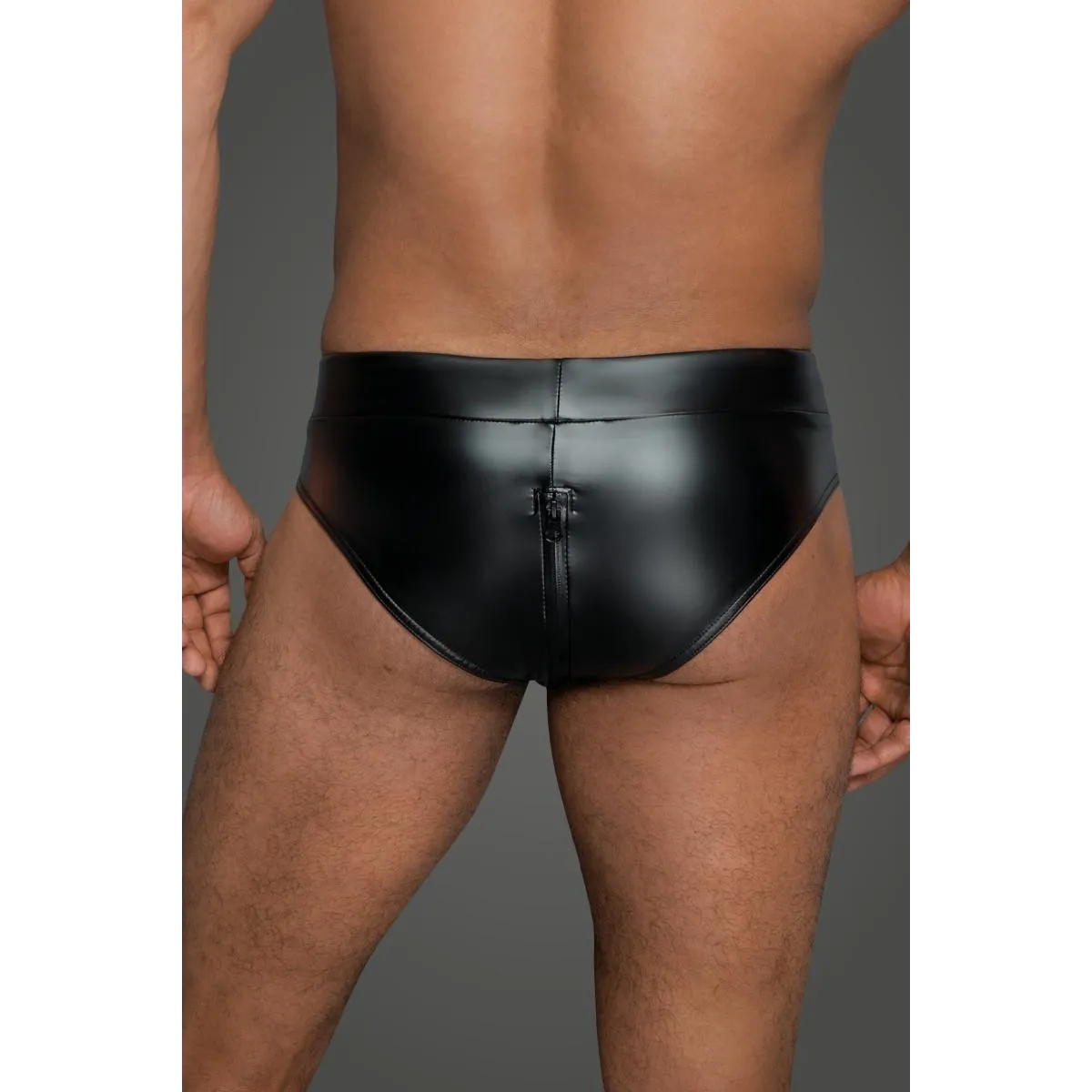 Shorts mit durchgehendem Reißverschluss H065 von Noir Handmade MissBehaved Collection | Fesselliebe.de