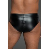 Shorts mit durchgehendem Reißverschluss H065 von Noir Handmade MissBehaved Collection | Fesselliebe.de