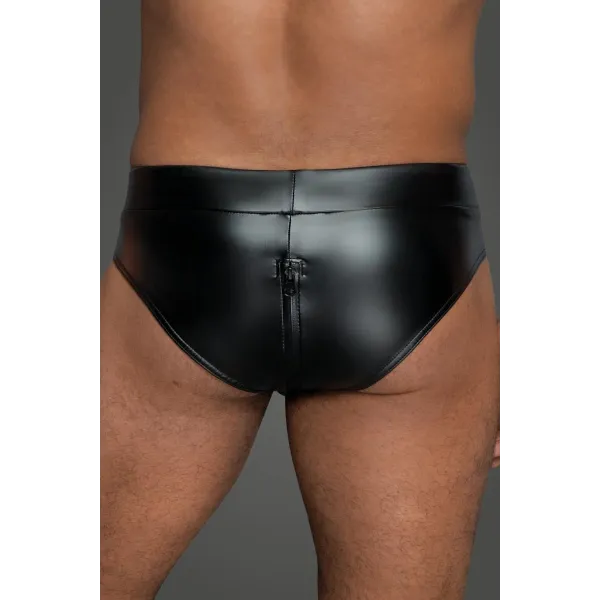 Shorts mit durchgehendem Reißverschluss H065 von Noir Handmade MissBehaved Collection | Fesselliebe.de