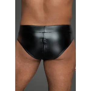 Shorts mit durchgehendem Reißverschluss H065 von Noir Handmade MissBehaved Collection