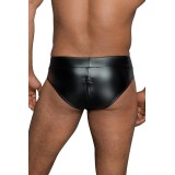 Shorts mit durchgehendem Reißverschluss H065 von Noir Handmade MissBehaved Collection | Fesselliebe.de