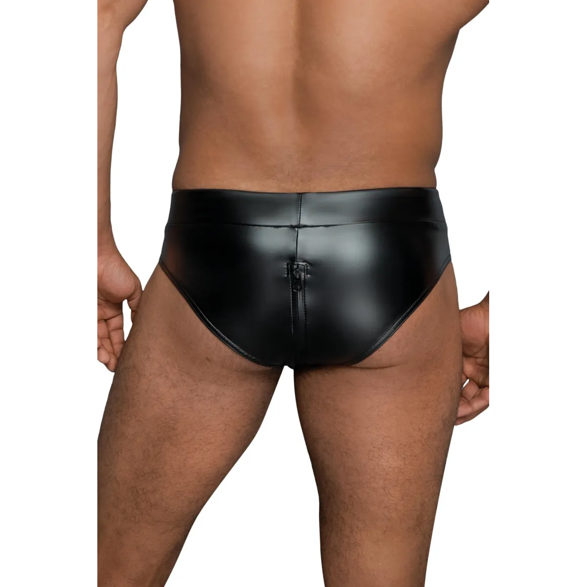 Shorts mit durchgehendem Reißverschluss H065 von Noir Handmade MissBehaved Collection | Fesselliebe.de