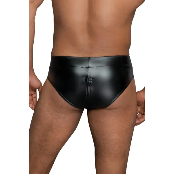 Shorts mit durchgehendem Reißverschluss H065 von Noir Handmade MissBehaved Collection | Fesselliebe.de