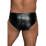 Shorts mit durchgehendem Reißverschluss H065 von Noir Handmade MissBehaved Collection | Fesselliebe.de