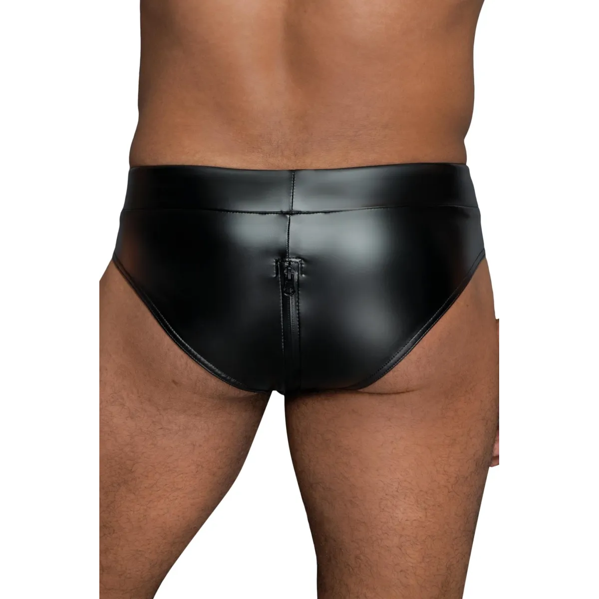 Shorts mit durchgehendem Reißverschluss H065 von Noir Handmade MissBehaved Collection | Fesselliebe.de