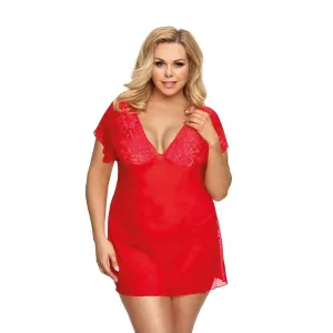 Rotes Chemise AA051992 von Anais Apparel Plus Size | Fesselliebe.de