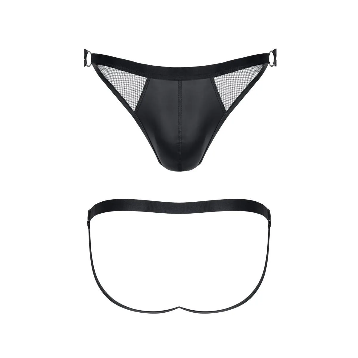 Jock Slip BRI029 schwarz von Regnes Fetish Planet | Fesselliebe.de
