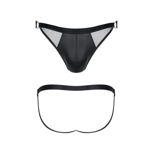 Jock Slip BRI029 schwarz von Regnes Fetish Planet | Fesselliebe.de
