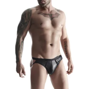 Jock Slip BRI022 schwarz von Regnes Fetish Planet | Fesselliebe.de
