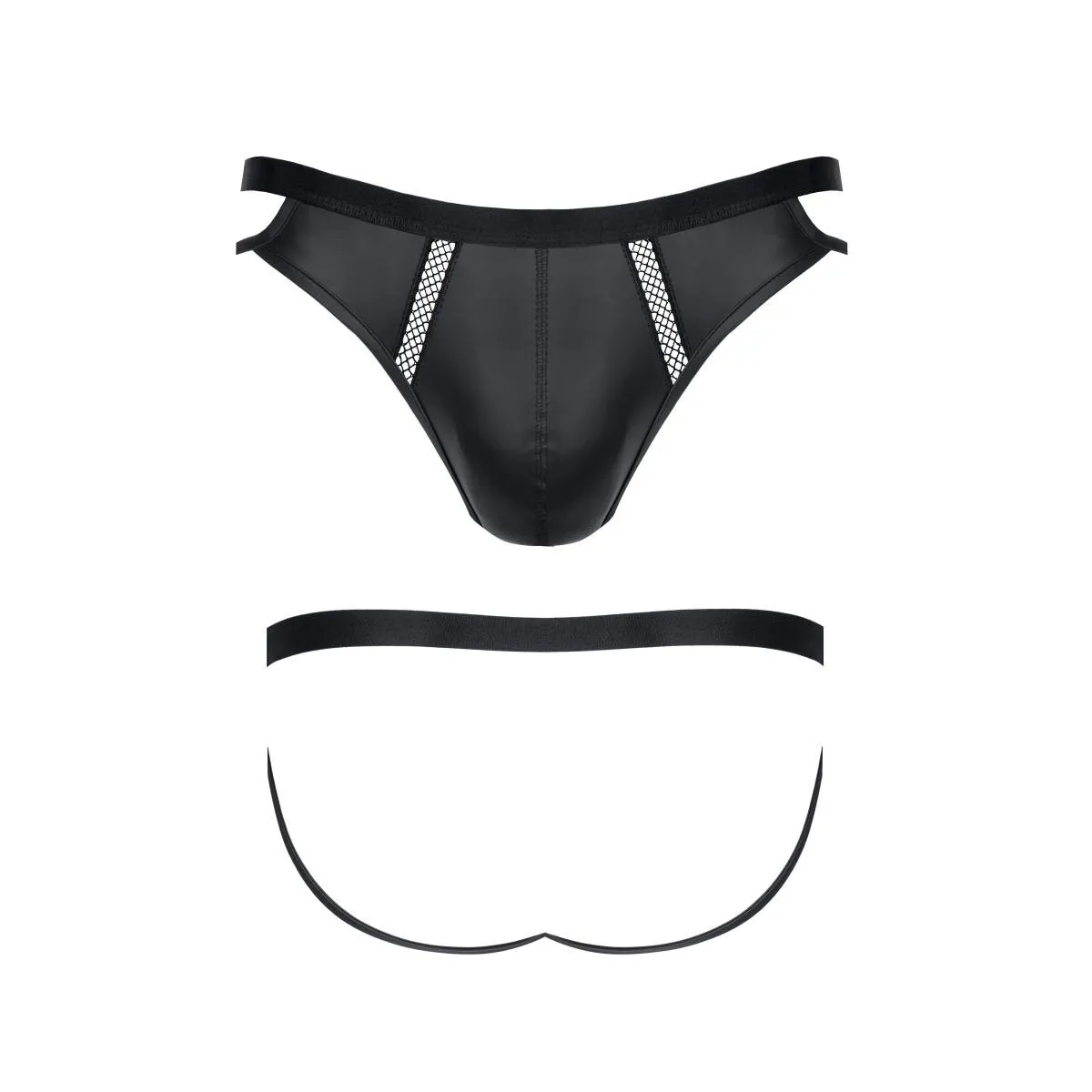 Jock Slip BRI022 schwarz von Regnes Fetish Planet | Fesselliebe.de