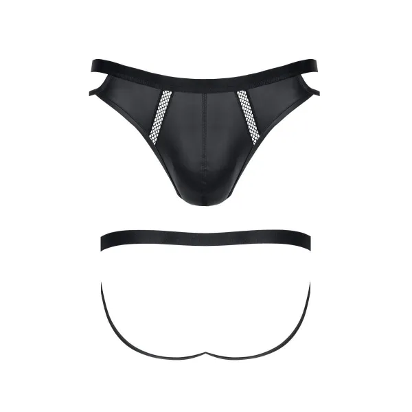 Jock Slip BRI022 schwarz von Regnes Fetish Planet | Fesselliebe.de