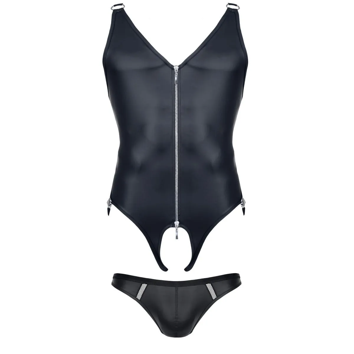 Body-String SET021 schwarz von Regnes Fetish Planet | Fesselliebe.de