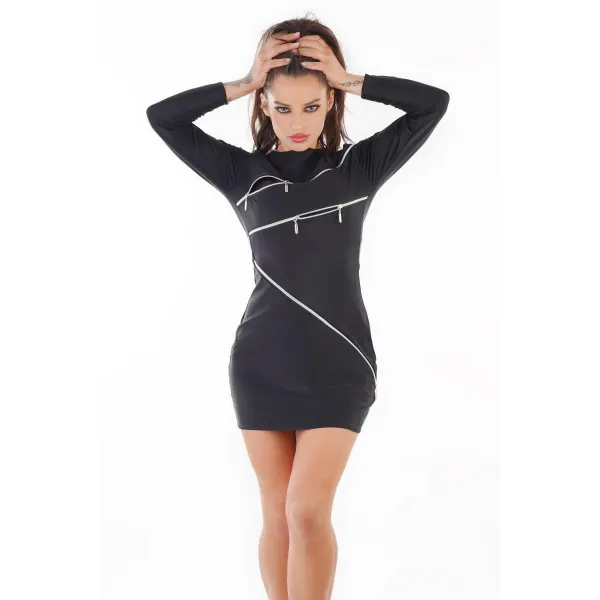 Schwarzes Minikleid MS-D0205 von MeSeduce | Fesselliebe.de